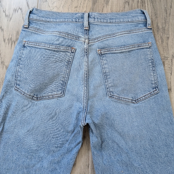 Agolde Willow Light Wash Tapered Midrise Jeans - Picture 5 of 9